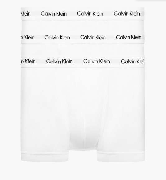 Calvin Klein 3-PACK Trunk underbukser - White